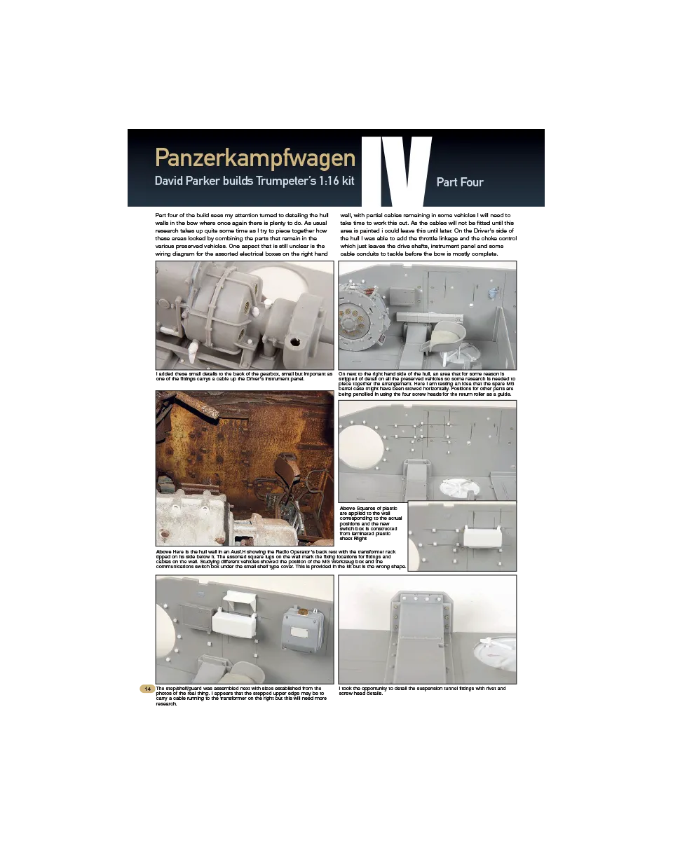 AFV Modeller AFV86 rivista PDF Panzer IV Parte 4 copia singola