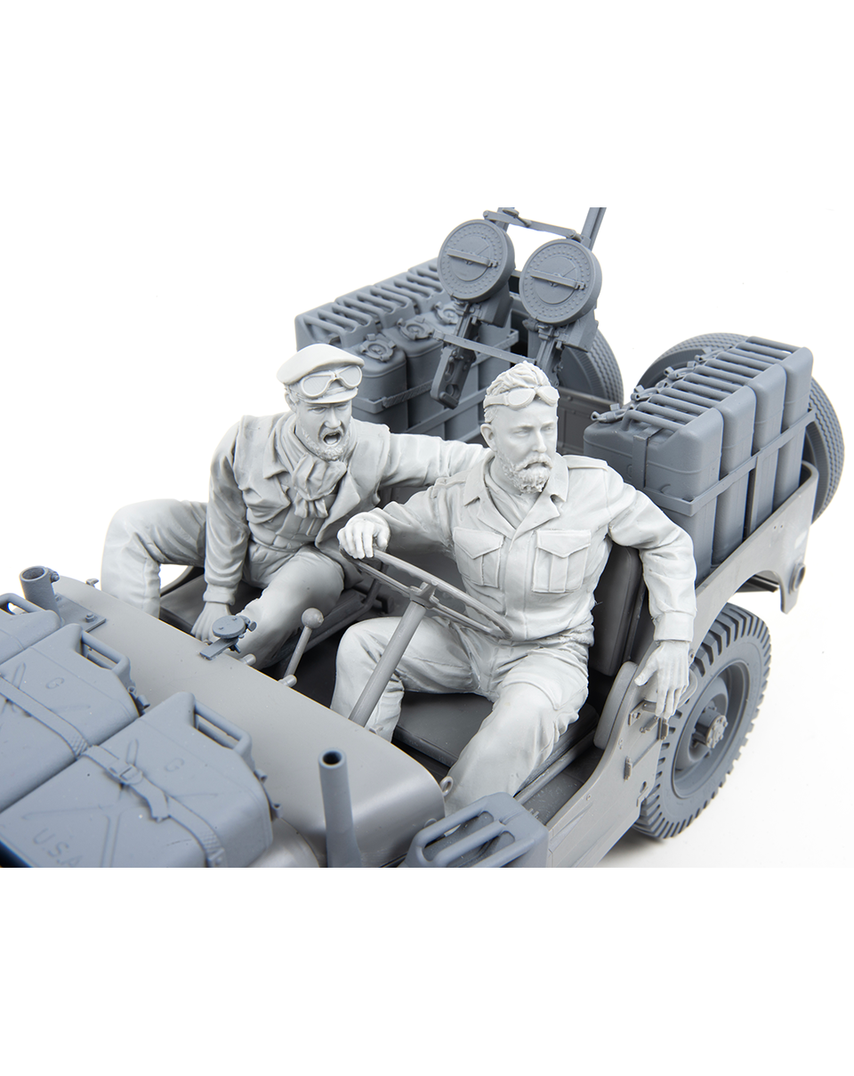 AFV Modeller 16096 figure 1:16 Jeep Gunner LRDG
