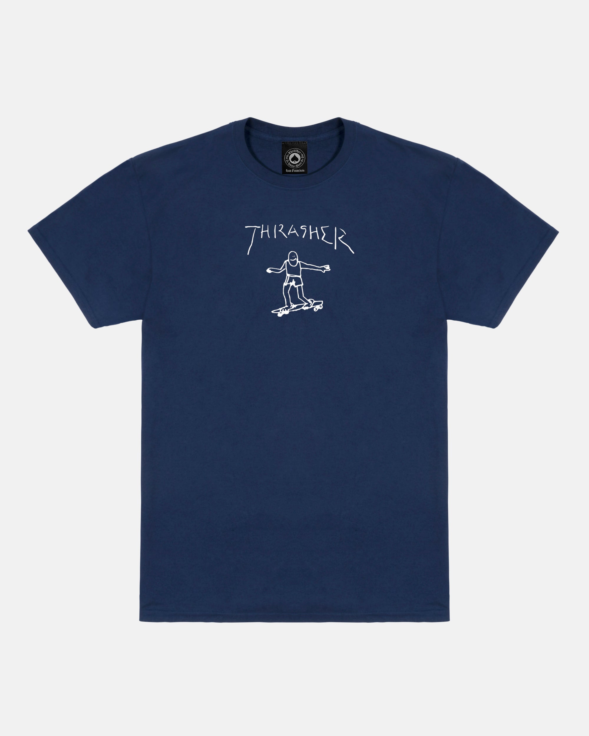 Thrasher Gonz T-Shirt maglietta blu navy cotone USA