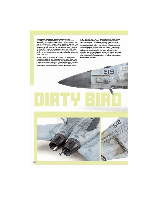 AFV Modeller AIR AIR105 Dirty Bird F/A-18E numero PDF