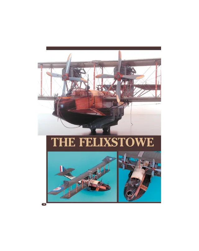 AFV Modeller AIR18 Felixstowe F2A articolo PDF idrovolante