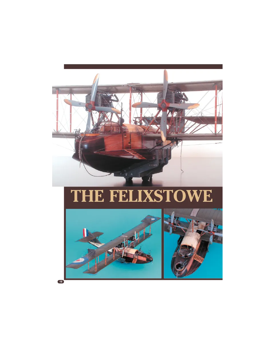 AFV Modeller AIR18 Felixstowe F2A articolo PDF idrovolante