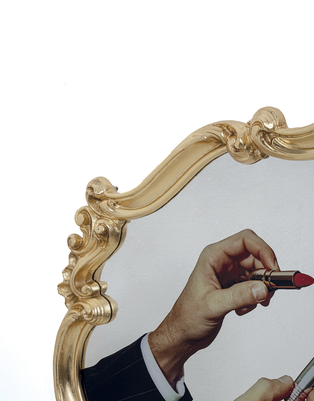 TOILETPAPER Baroque Mirrors specchio 90x120 cm lipsticks