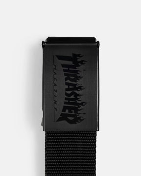Thrasher Flame Logo cintura nera apribottiglie