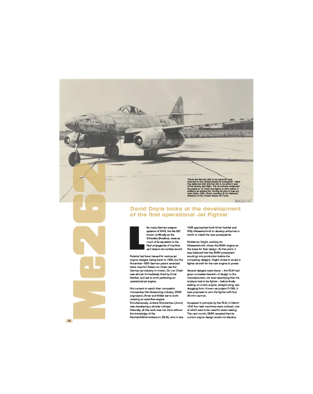 AFV Modeller AIR23 Me 262 rivista PDF copia singola