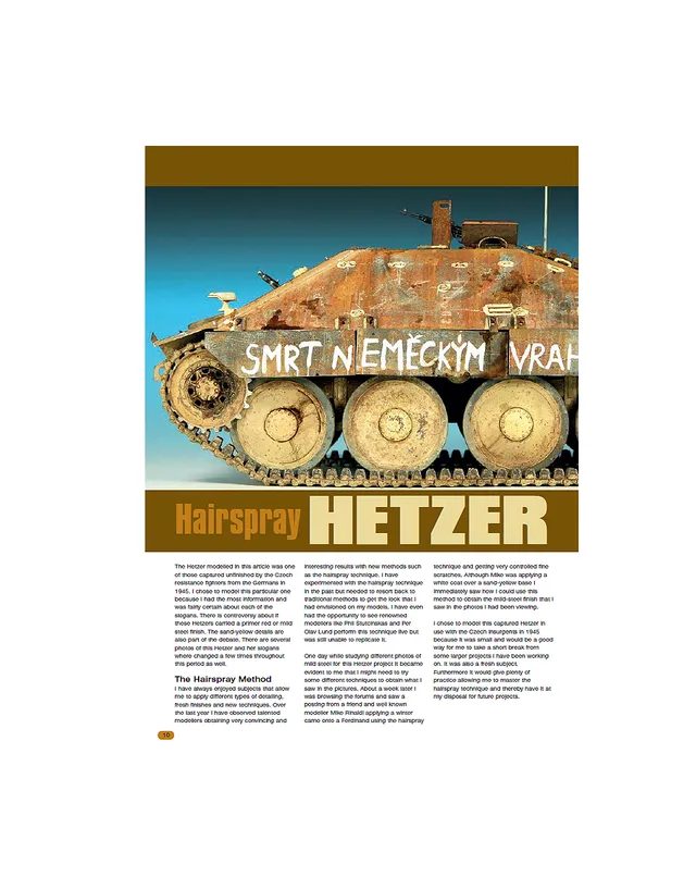 AFV Modeller Issue 50 Hairspray Hetzer articolo PDF