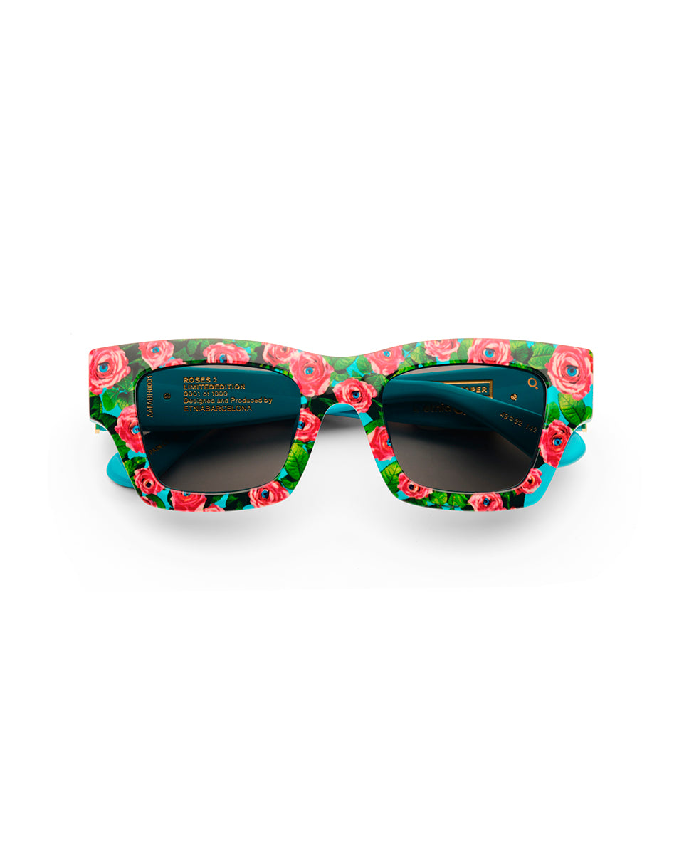 TOILETPAPER Roses 2 occhiali sole neri