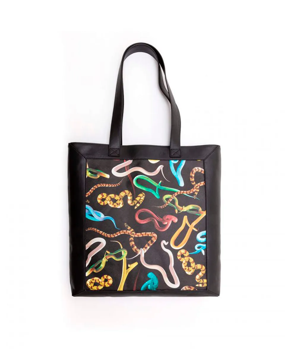 TOILETPAPER Tote Bag Snakes PVC 42x69 cm