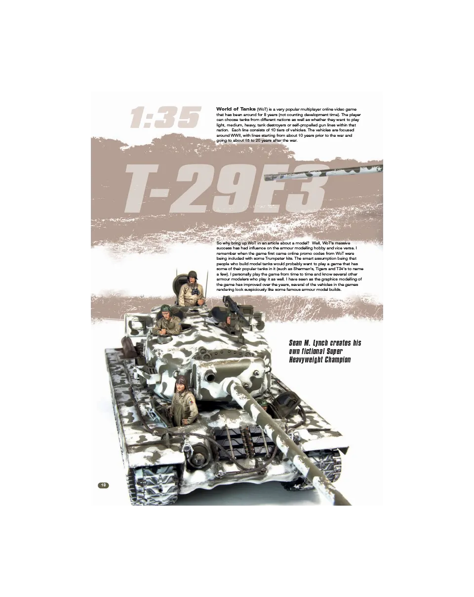 AFV Modeller AFV 108 T-29E3 articolo PDF copia singola carro sovietico