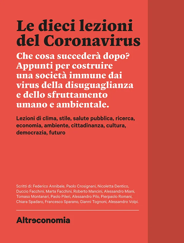 Altreconomia Dieci lezioni Coronavirus dossier PDF download