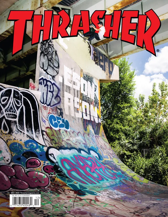 Thrasher Magazine dicembre 2025 n.545 rivista skate