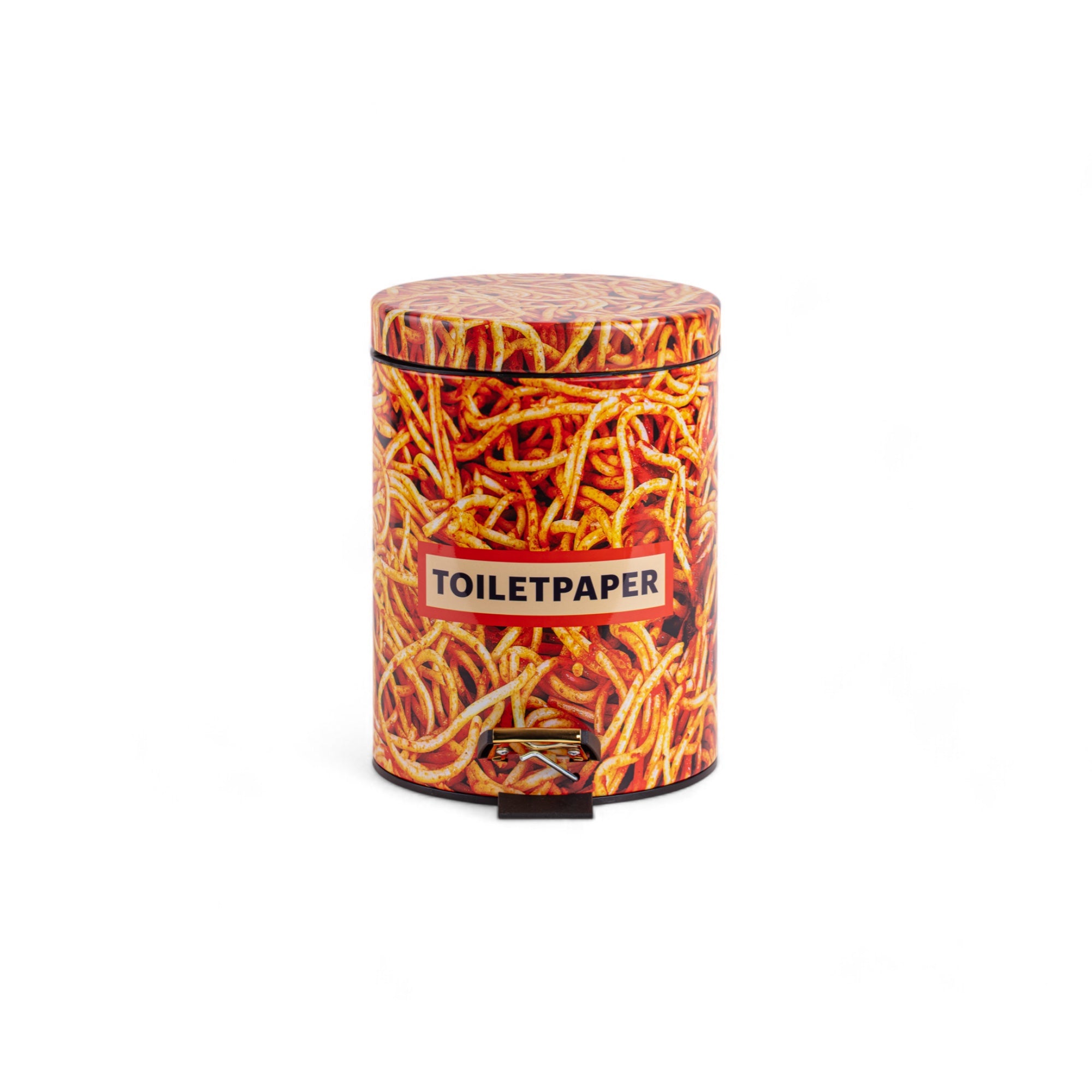 TOILETPAPER Dustbins 5L pattumiera Shit 5 litri metallo