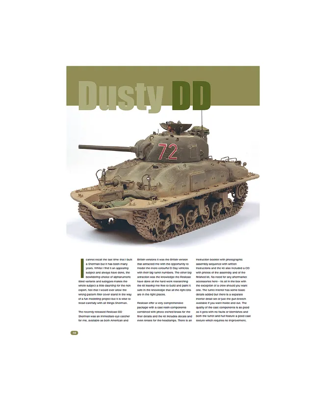 AFV Modeller Issue 30 Dusty DD articolo PDF copia singola