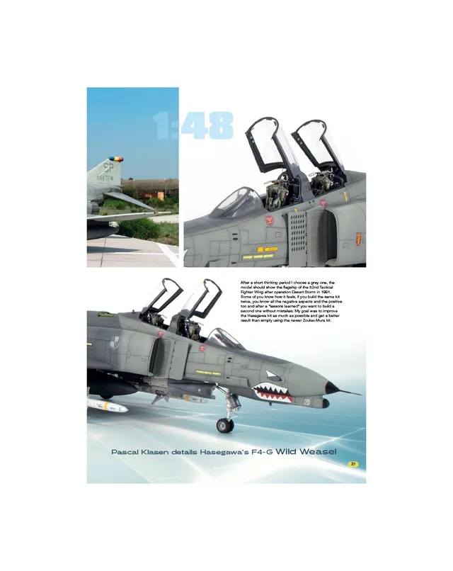 AFV Modeller AIR86 articolo PDF Wild Weasel F4-G aerei