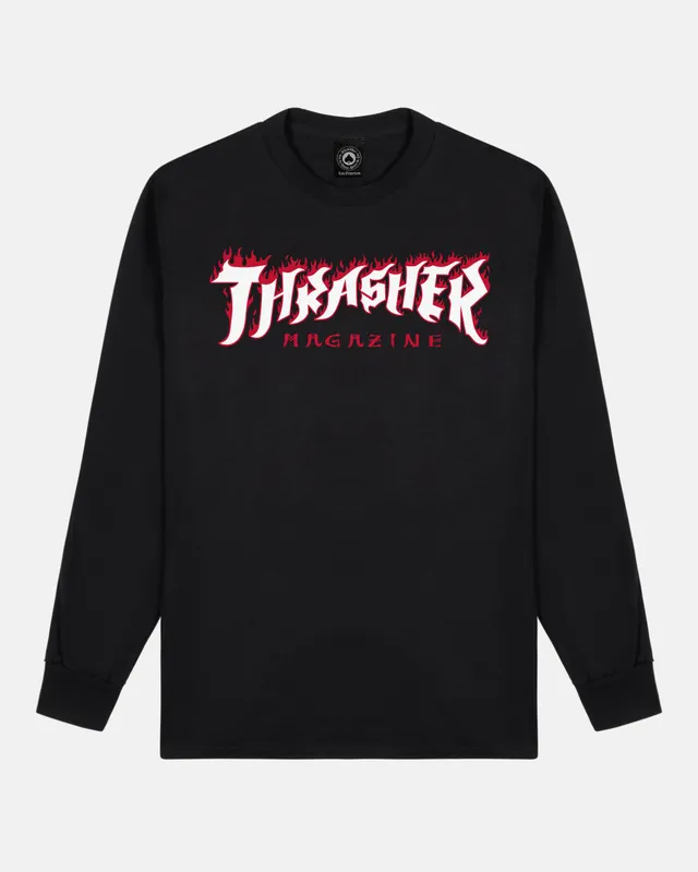 Thrasher Possessed maglia manica lunga nera cotone