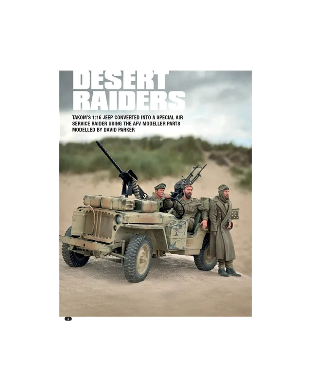 AFV Modeller AFV138 Desert Raiders rivista PDF copia singola