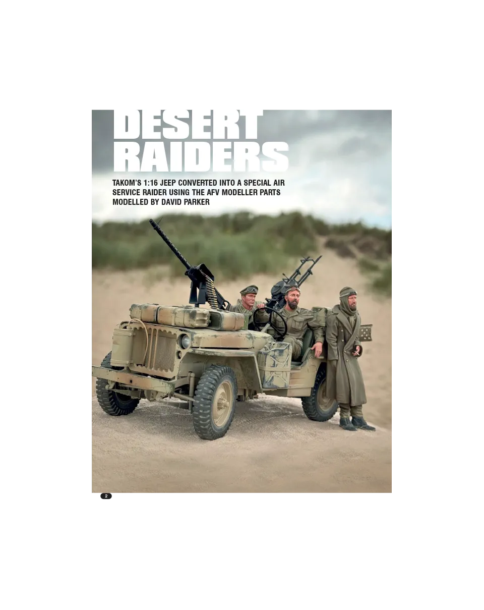 AFV Modeller AFV138 Desert Raiders rivista PDF copia singola
