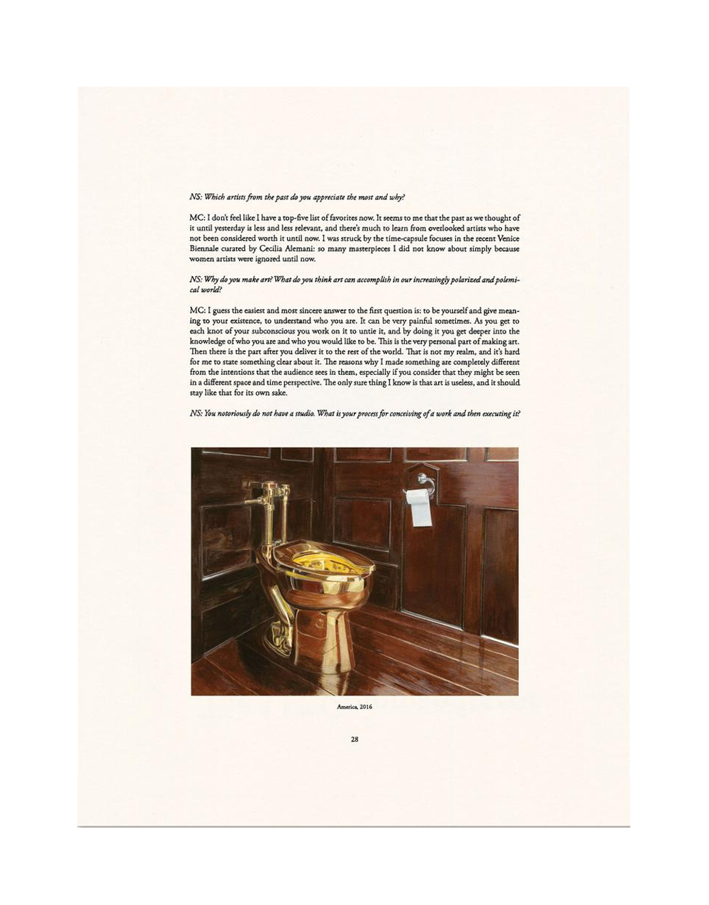 TOILETPAPER The 11th Commandment libro portfolio 25 opere