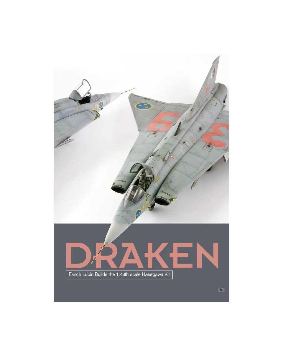 AFV Modeller AIR 25 articolo PDF Draken aereo