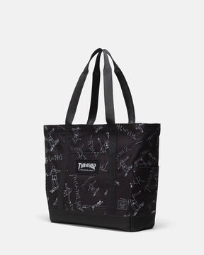 Thrasher Gonz Herschel Heritage borsa tote nera laptop