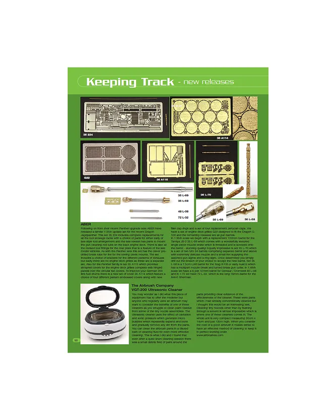 AFV Modeller Issue 42 Keeping Track articolo PDF copia singola