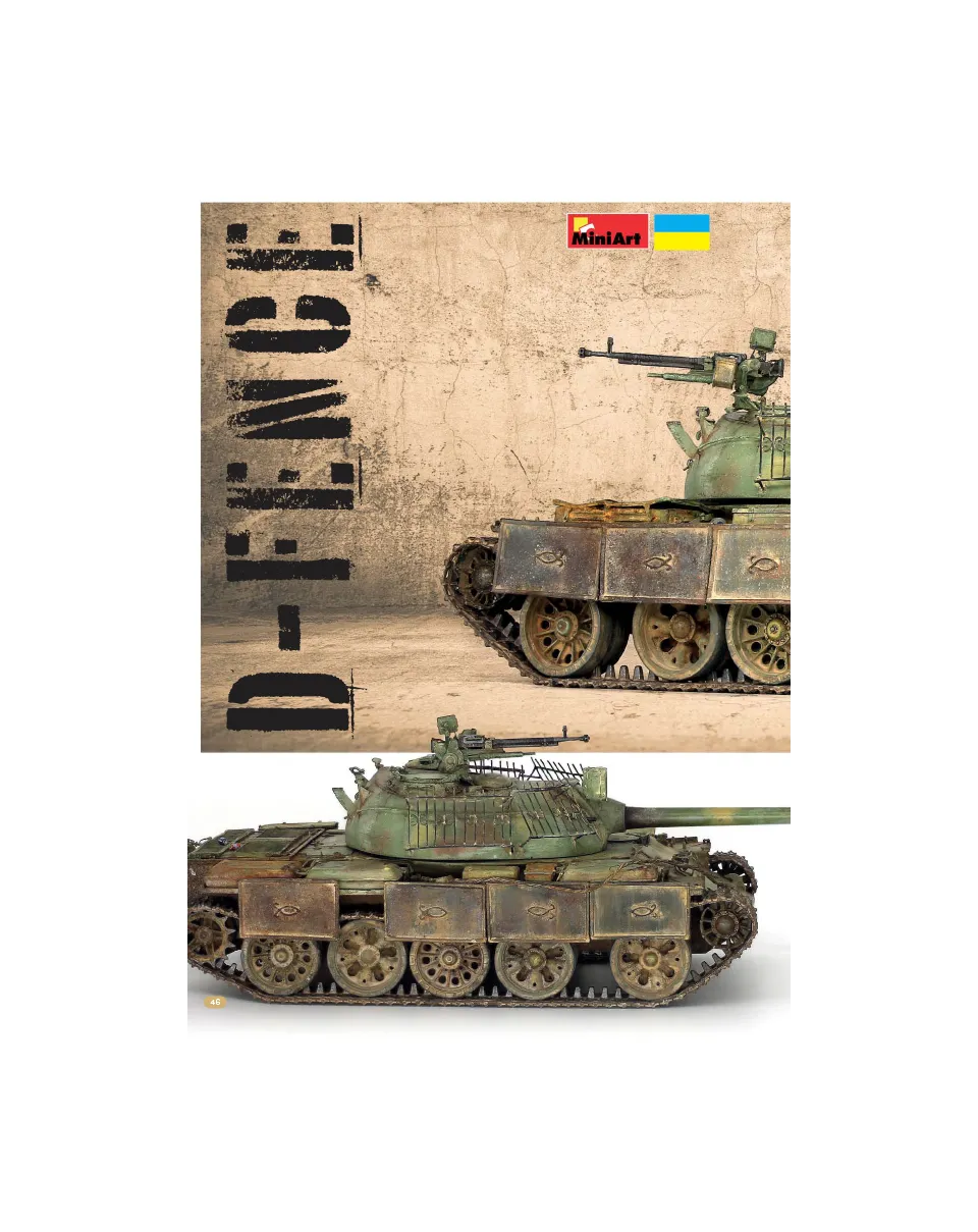 AFV Modeller AFV124 D-Fence T-54 articolo PDF carro