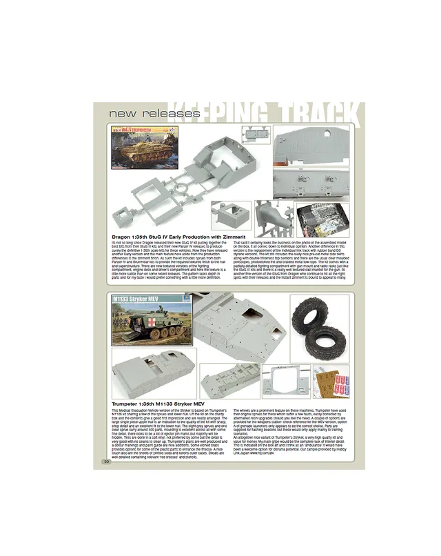 AFV Modeller 56 articolo PDF Keeping Track novità