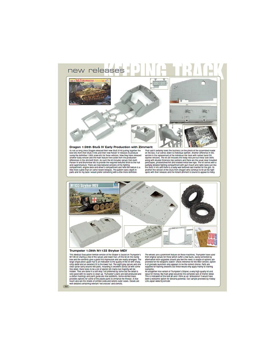 AFV Modeller 56 articolo PDF Keeping Track novità