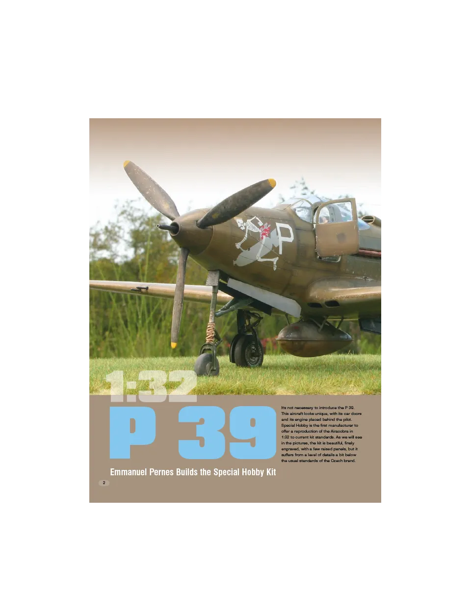 AFV Modeller AIR 25 articolo PDF P-39 copia singola