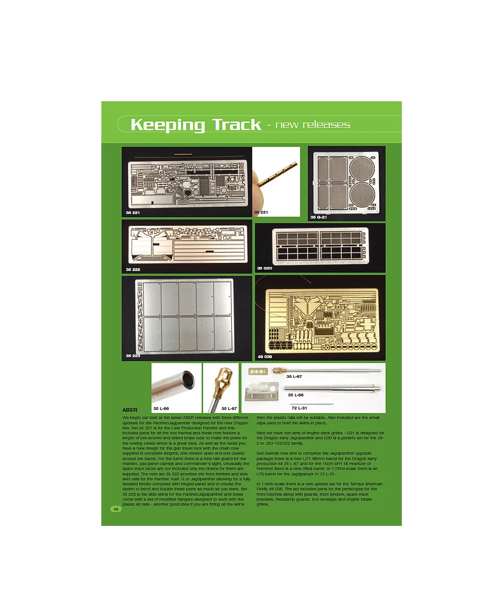 AFV Modeller Issue 41 Keeping Track articolo PDF copia singola