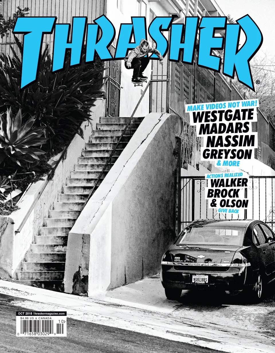 Thrasher Magazine ottobre 2018 rivista copia singola