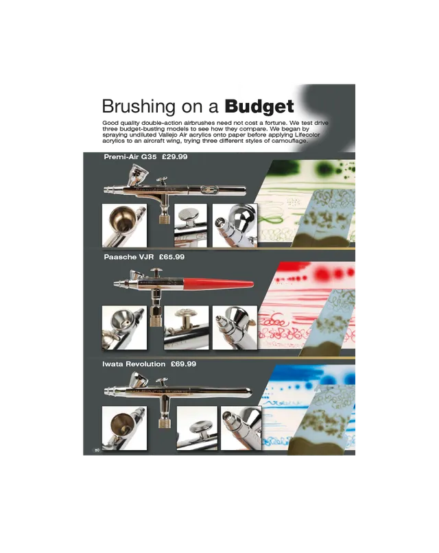 AIR Modeller AIR21 Brushing Budget articolo PDF