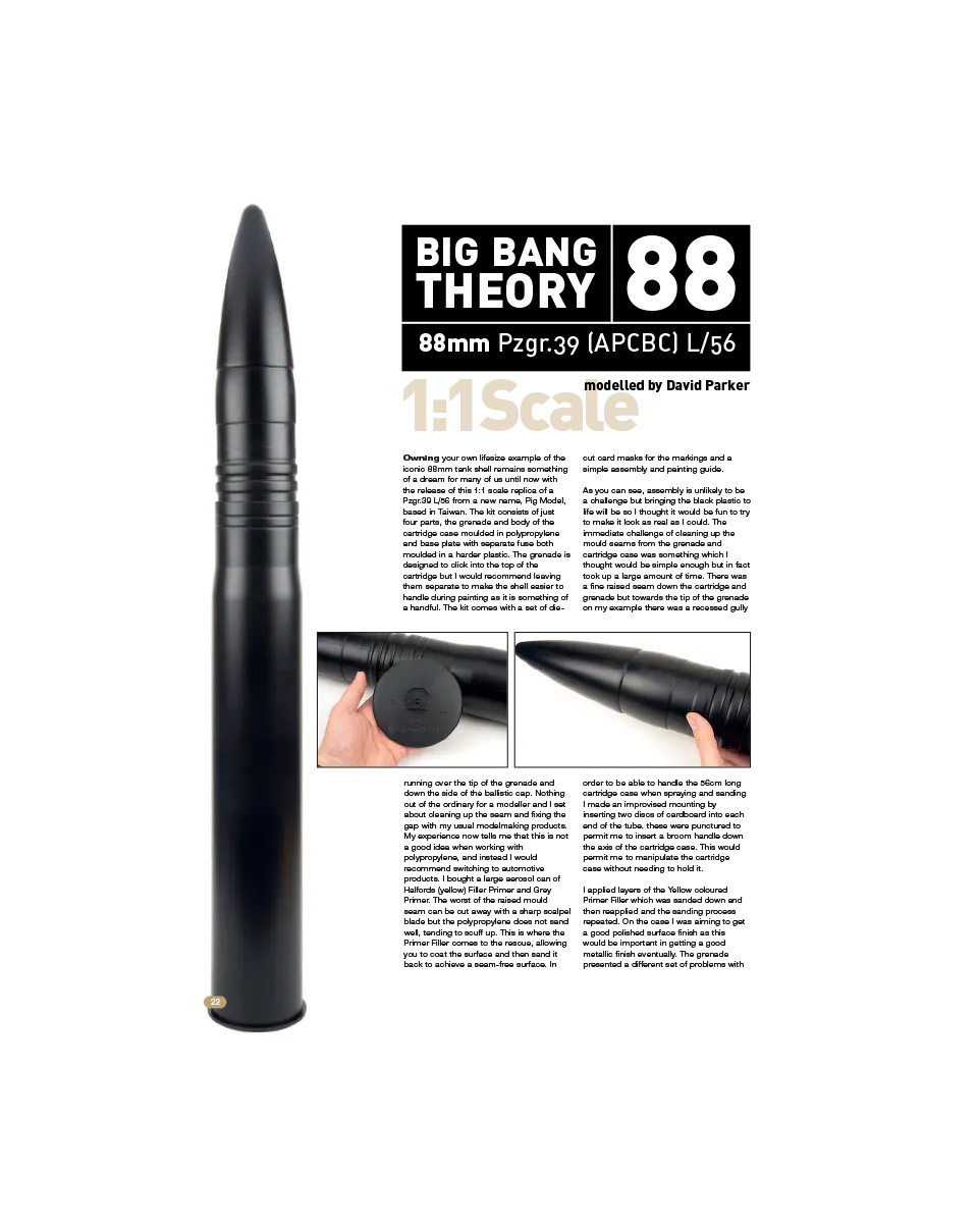 AFV Modeller AFV110 Big Bang Theory articolo PDF copia singola