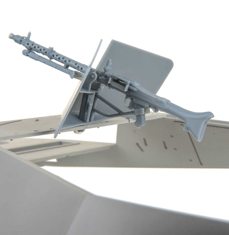 AFV Modeller 16300 dettaglio 1:16 Sd.Kfz. 250 MG34 scudo singolo