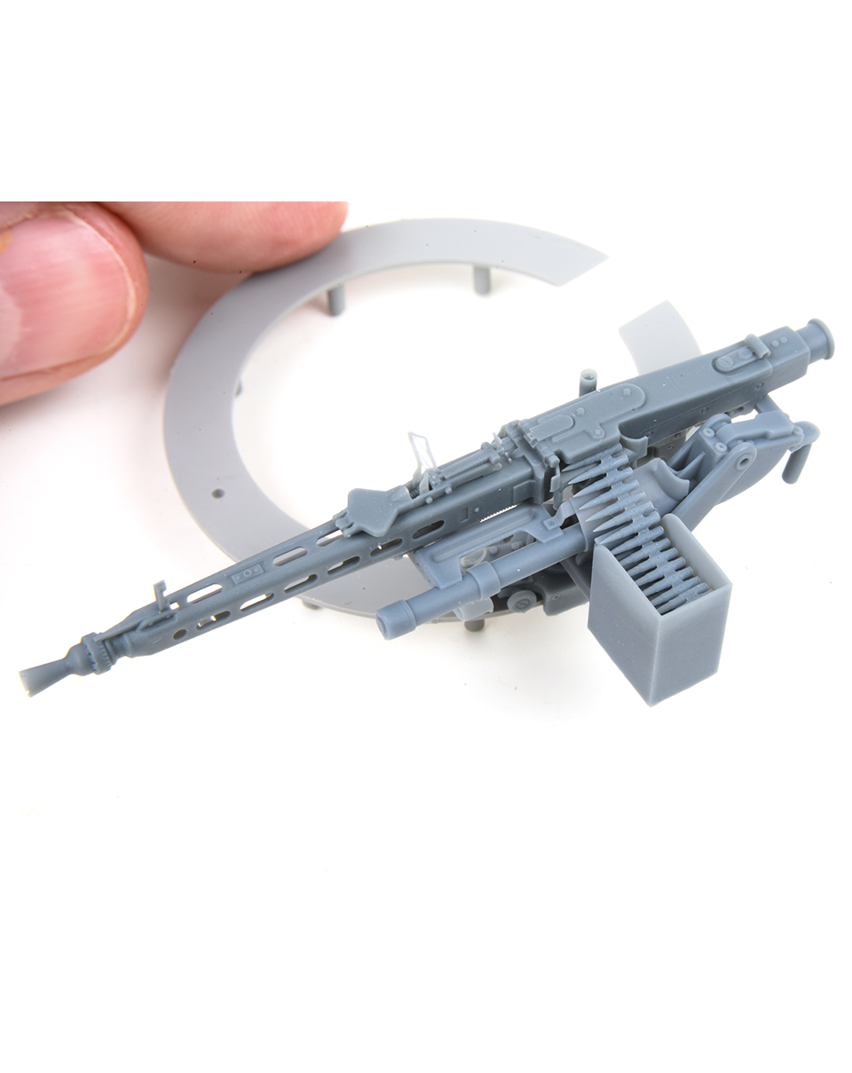 AFV Modeller 16274 1:16 Leopard 2A7 MG3 Hatch Ring Mount dettaglio resina