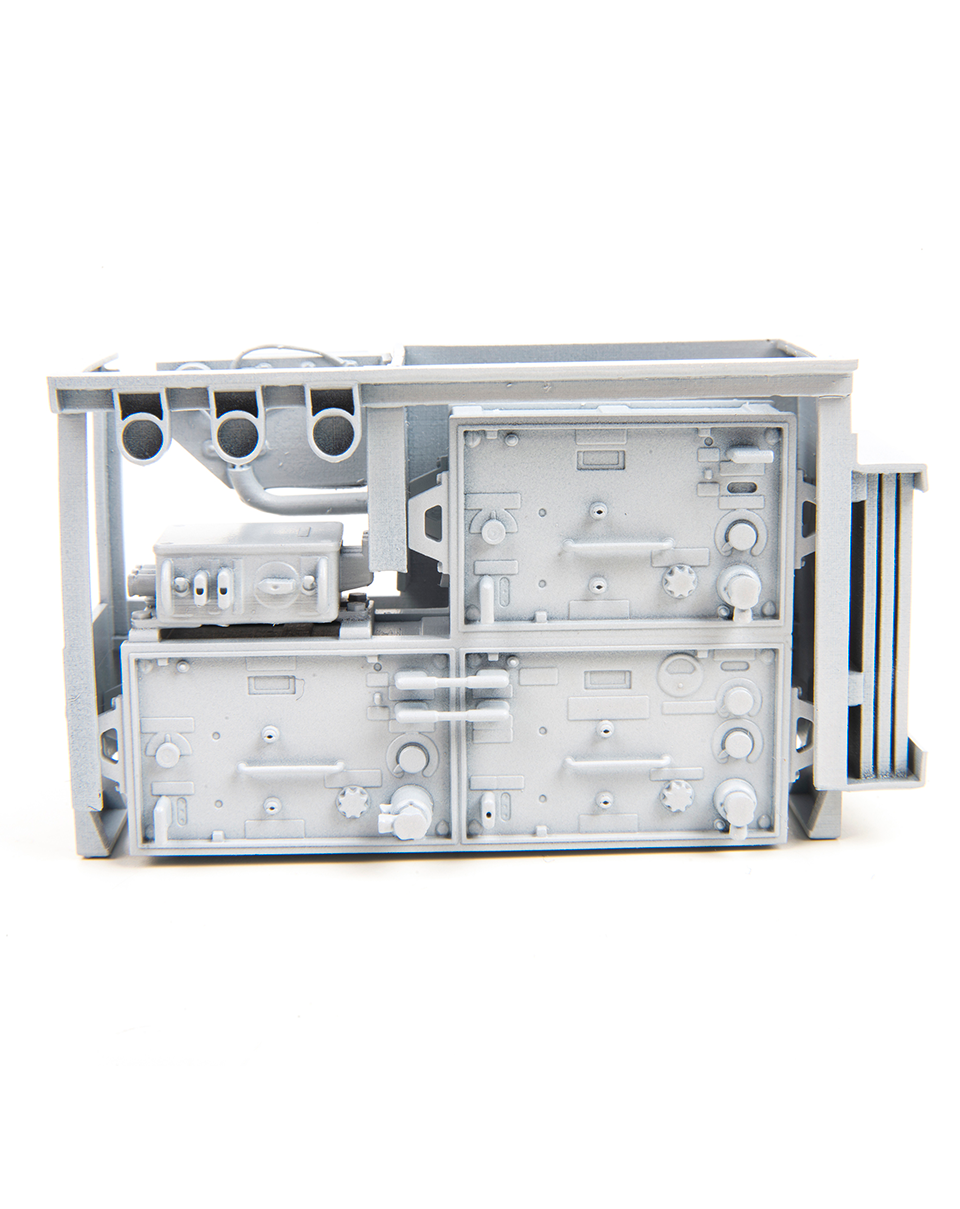 AFV Modeller King Tiger Radio Racks dettaglio 1:16
