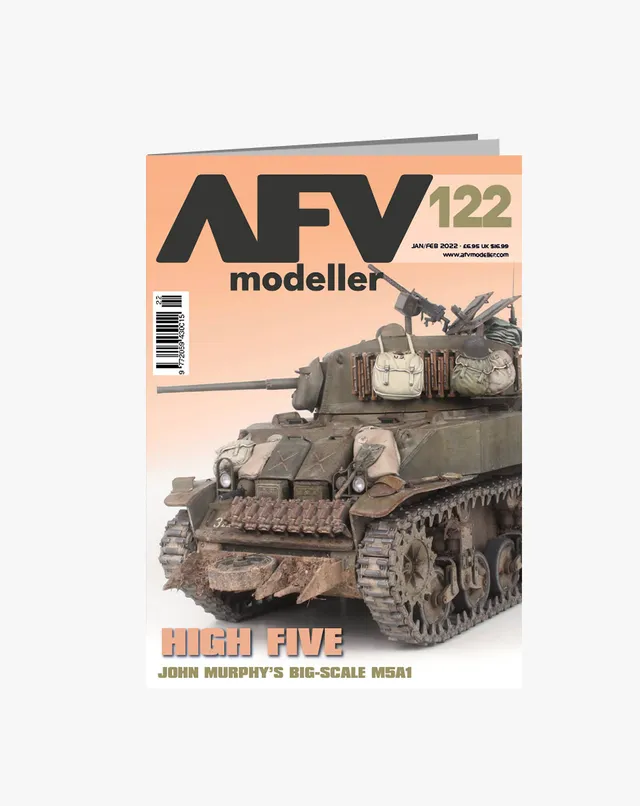 AFV Modeller 122 rivista Meng copia singola mezzi militari