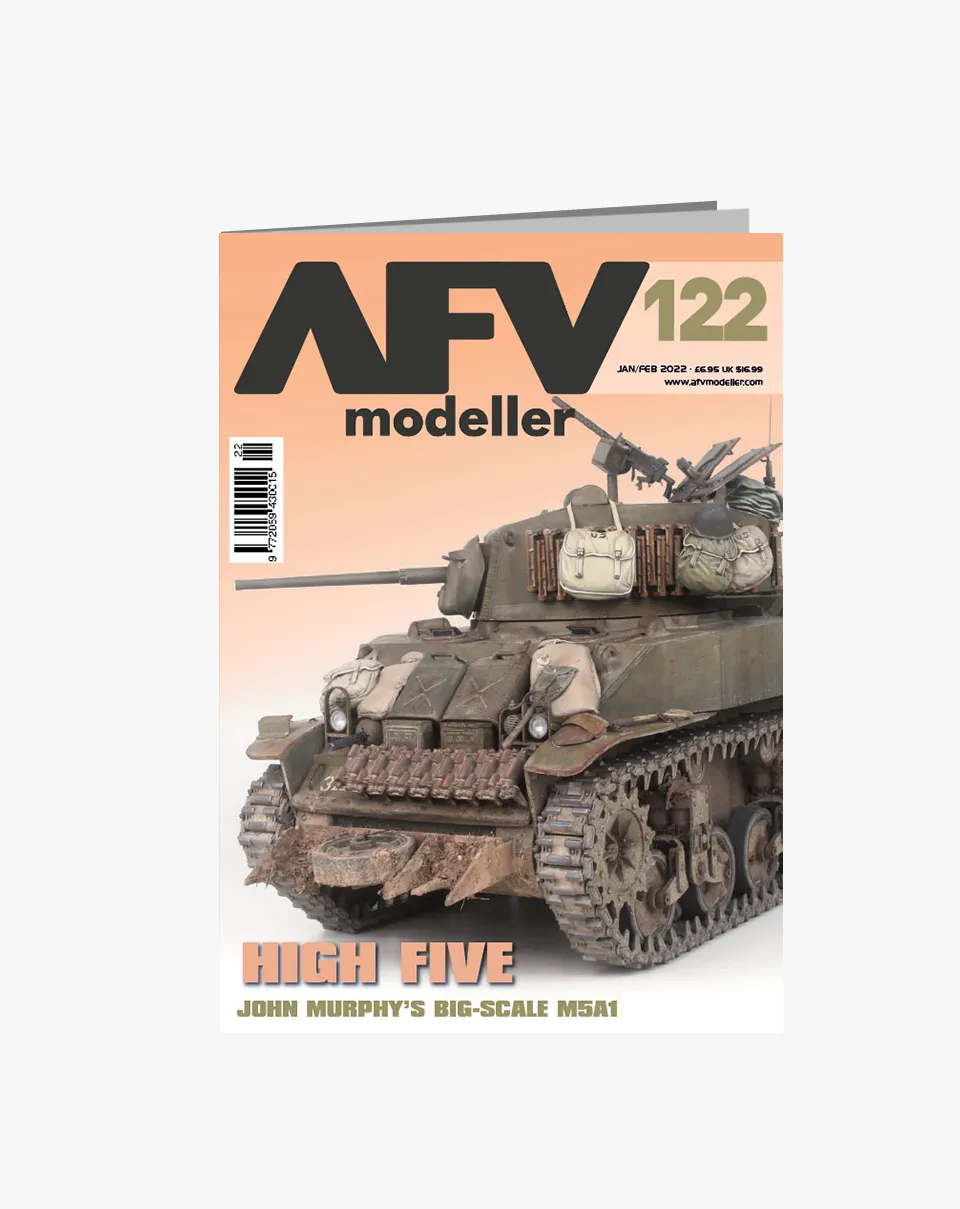 AFV Modeller 122 rivista Meng copia singola mezzi militari