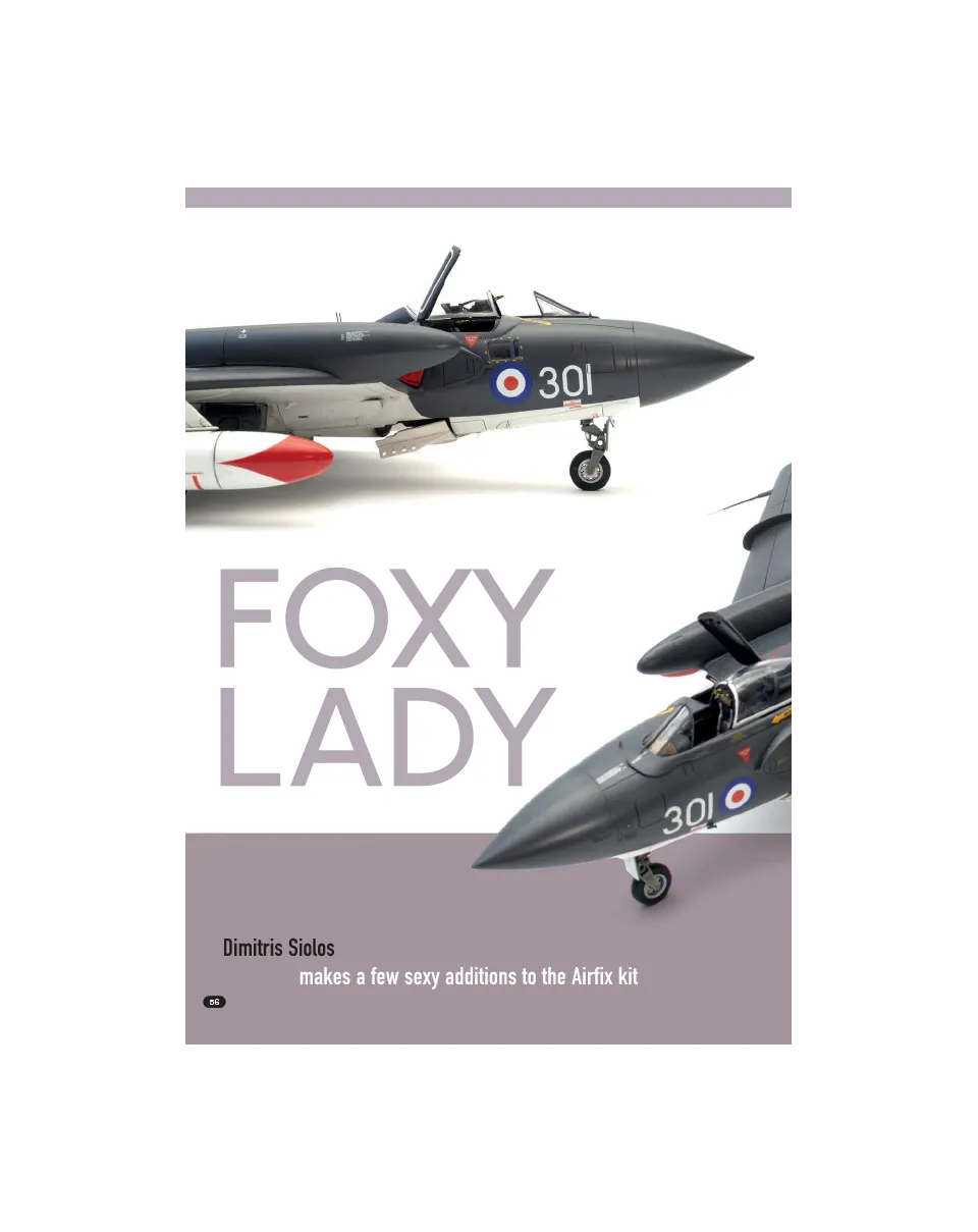 AFV Modeller AIR114 Foxy Lady articolo PDF aerei