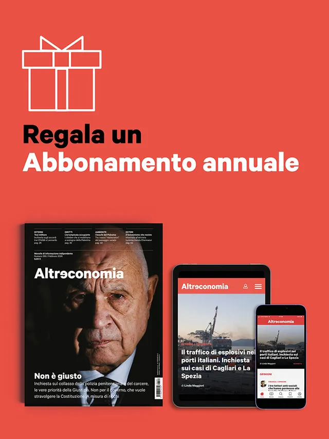 Altreconomia abbonamento annuale rivista regalo carta+digitale