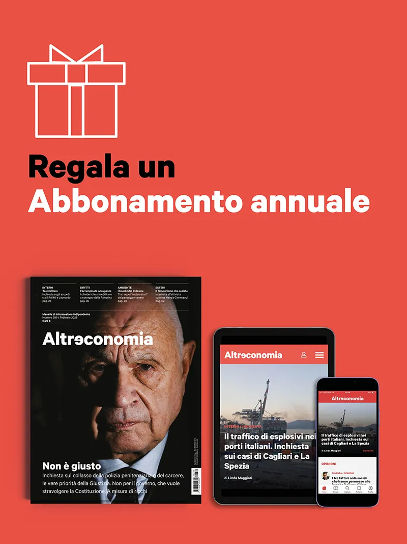 Altreconomia abbonamento annuale rivista regalo carta+digitale