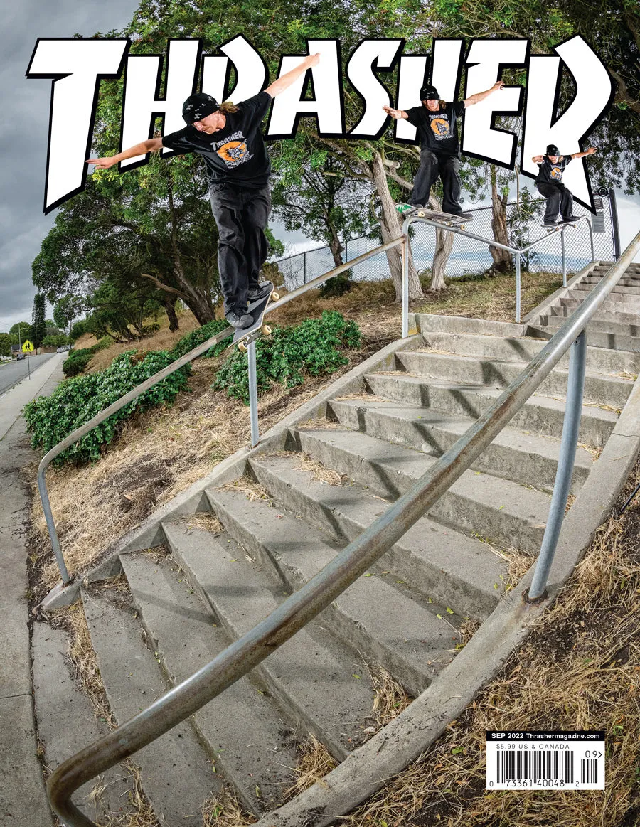 Thrasher settembre 2022 rivista Rob Pace copia singola