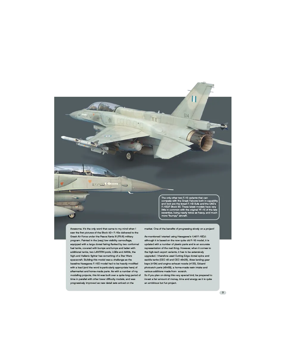 AFV Modeller AIR10 Greek F-16D articolo PDF copia singola