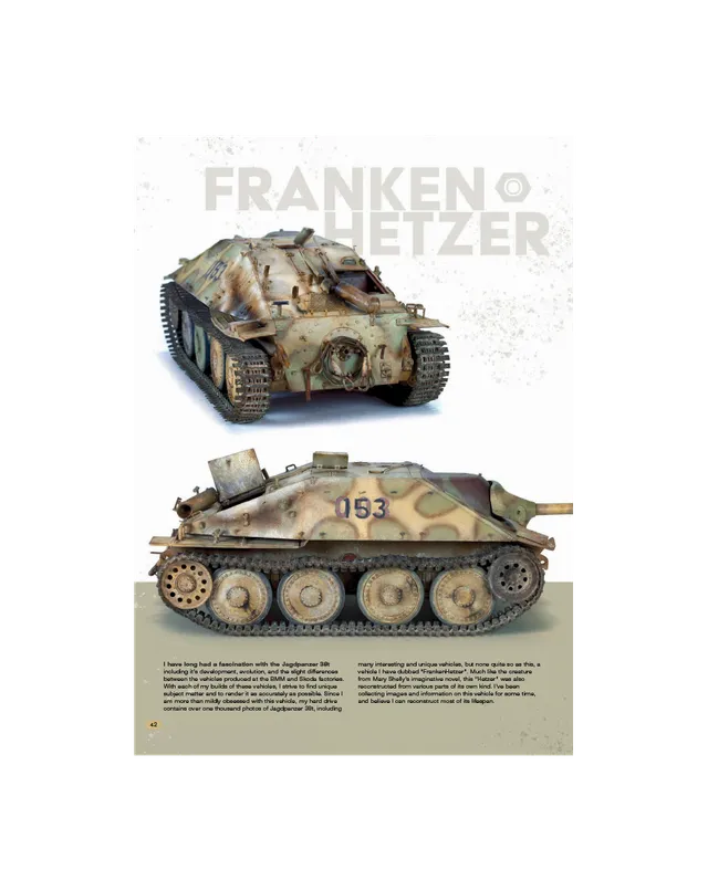 AFV Modeller AFV127 Franken-Hetzer articolo PDF copia singola