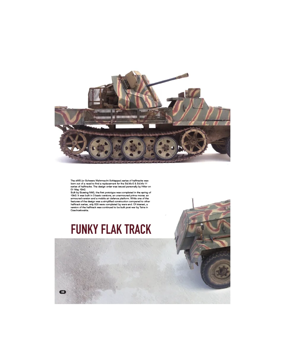 AFV Modeller AFV120 Funky Flak Track articolo PDF copia singola