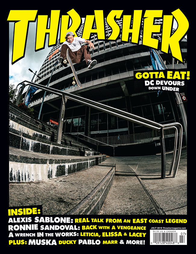 Thrasher Magazine rivista luglio 2019 copia singola inglese