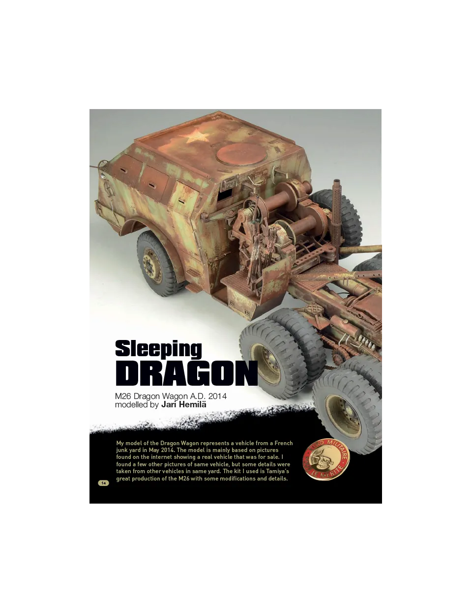 AFV Modeller AFV 79 articolo PDF Sleeping Dragon copia singola