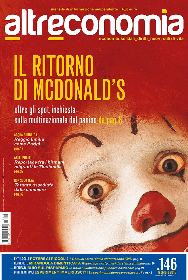 Altreconomia 146 Il ritorno di McDonald’s rivista copia singola