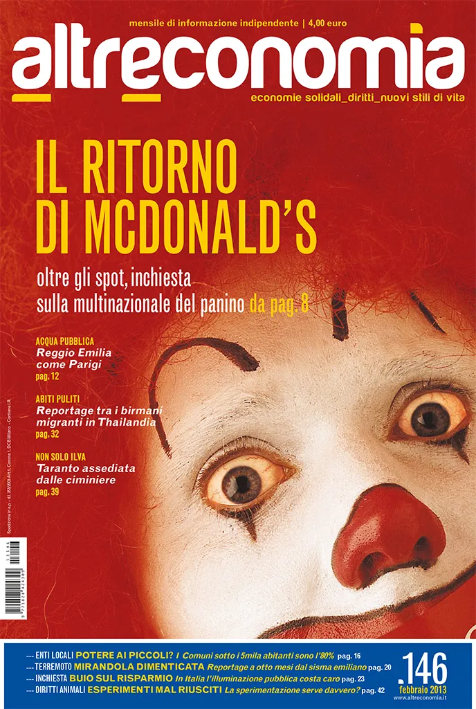 Altreconomia 146 Il ritorno di McDonald’s rivista copia singola