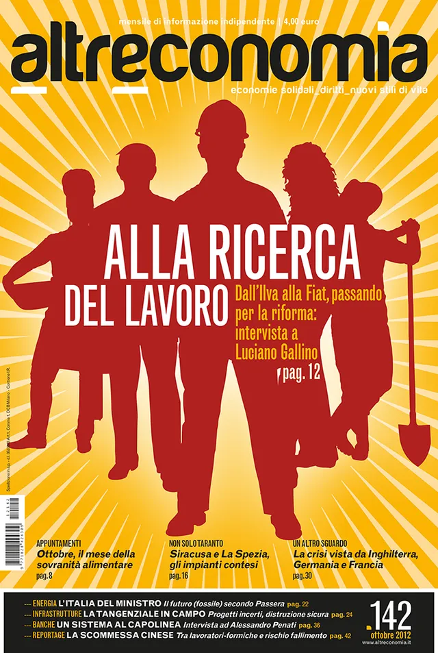 Altreconomia 142 Alla ricerca del lavoro rivista numero